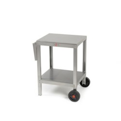 Chariot KRAMPOUZ 1 tablette, gris / argent