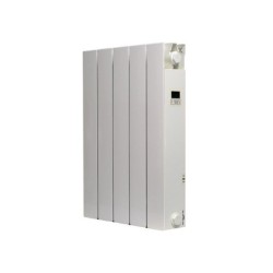 Radiateur électrique à inertie sèche Caraïbes, UNIV'R CHAUFFAGE, 1000 W vertical gris