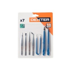 Lot De 7 Pinces Brucelles Sans Protection Électrique Dexter 856529