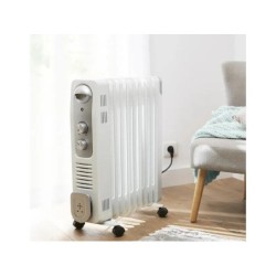 Radiateur bain d'huile électrique EQUATION Olea 2 2000 W