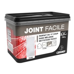 Joint Pâte Carrelage Cermix Gris 0.75 Kg, 2.5 M² Joint Facile Gris Fonce 2.5M²