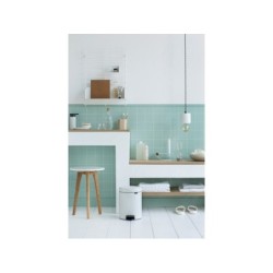 Poubelle de salle de bains 5 l blanc BRABANTIA Newicon