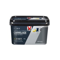 Peinture sol, carrelage Décolab V33, gris factory satiné, 2L