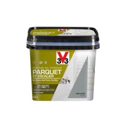 Peinture sol, parquet escalier Décolab V33, gris acier satiné, 0.75L