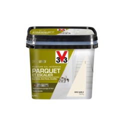 Peinture sol, parquet escalier Décolab V33, gris sable satiné, 0.75L