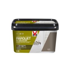 Peinture sol, parquet escalier Décolab V33, taupe satiné, 2.5L