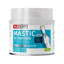 Mastic Blanc De Finition Polyester Soloplast, 435 G