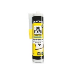 Colle mastic Tout Fixer au mur, AXTON, 310 ml transparent