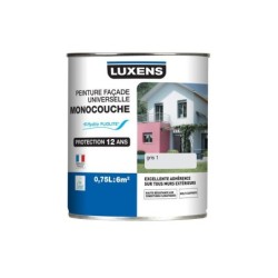 Peinture Facade Hydro Pliolite Gris 1 Luxens 12 Ans 0,75L