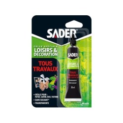 Colle de reparation sader loisirs/deco tube 30ml