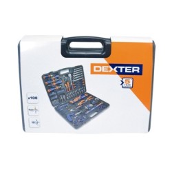 Valise à outils de mécanicien 108 pièces DEXTER