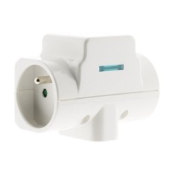 Triplite Parafoudre, 3 Prises Blanc, Inotech