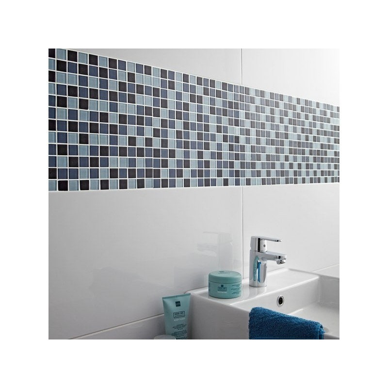 Mosaïque Mur Shaker Mix Gris 2.3 X 2.3 Cm