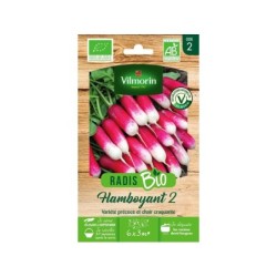 Graines de potager radis flamboyant 2 bio VILMORIN 6 g