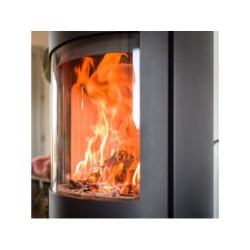 Poêle à bûche ADURO 1.1 noir, 6 kW