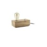 Lampe Charme Romantique Bois Naturel, Mathias Buchen