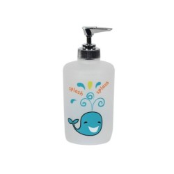 Distributeur de savon Splash, bleu atoll 4, gris gris 1, jaune anis 3, orange fu