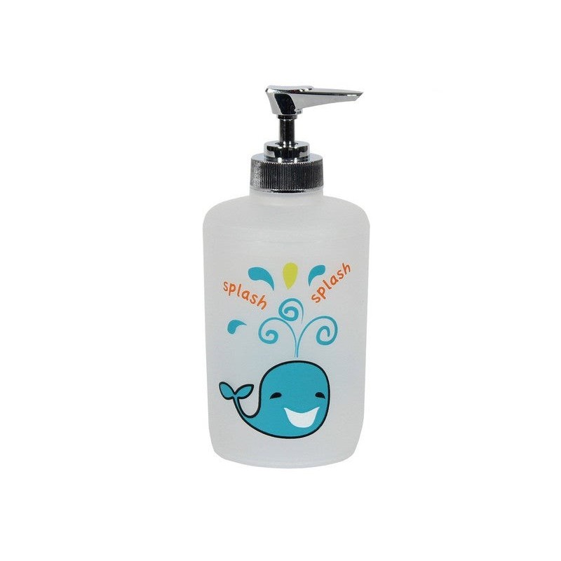 Distributeur de savon Splash, bleu atoll 4, gris gris 1, jaune anis 3, orange fu