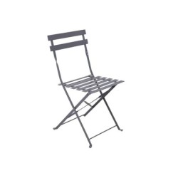 Chaise de jardin NATERIAL Flora en acier gris