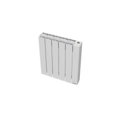 Radiateur électrique à inertie fluide 1000 W SAUTER Orosi horizontal blanc