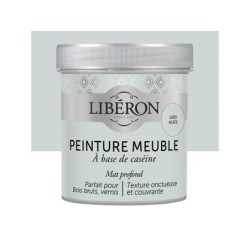 Peinture Meuble Et Boiserie Caséine Liberon Gris Nuée Mat 0.5 L