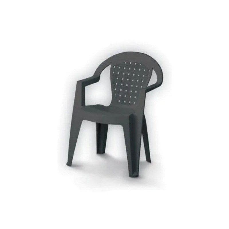 Fauteuil monobloc NORMA, anthracite