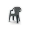 Fauteuil monobloc NORMA, anthracite