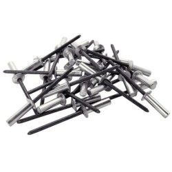 Lot De 50 Rivets Aluminium Diam.4.8 X H.14 Mm Rapid