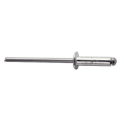 Lot De 100 Rivets Aluminium Diam.4 X H.12 Mm Rapid