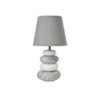 Lampe, E14 Arizona Seynave, Tissu Gris, 40 W