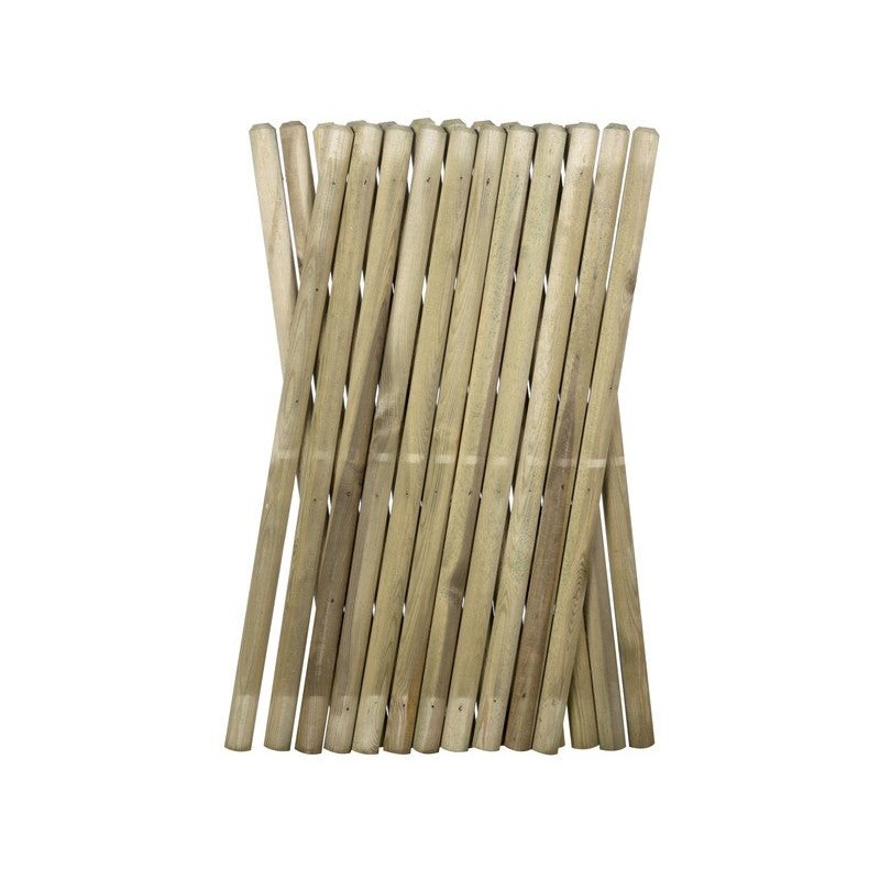 Barrière Bois Pony Forest Style Naturel, H.100 X L.250 Cm