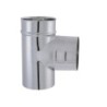 Té pour raccordement Isotip, JONCOUX, diam.153 mm, inox