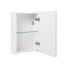 Armoire de toilette l.38 cm H.58 cm P.13.2 cm, blanc, SENSEA Essential