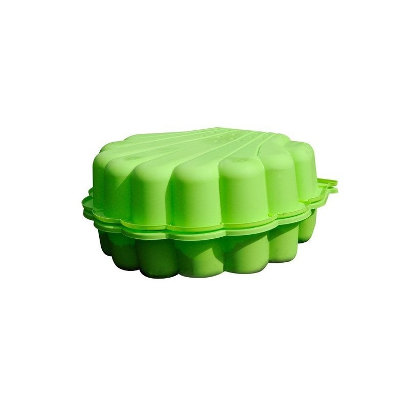 Bac à sable plastique SOULET, vert, L.87 x l.78 cm