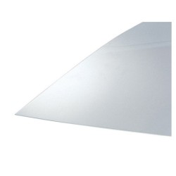 "	Plaque polyéthylène transparente Lisse L.50 x 50 cm x Ep 5 mm"