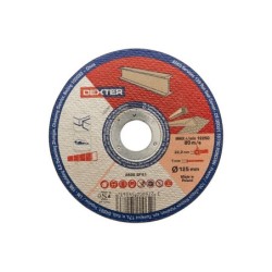 Disque de coupe pour acier T41, DEXTER, diam. 125 x 1.0 x 22.2 mm