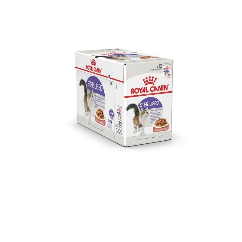 Royal Canin Chat Sterilised Sauce 12X85G