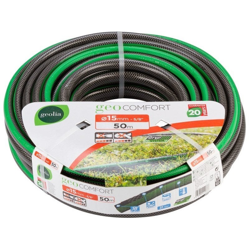 Tuyau d'arrosage GEOLIA Geocomfort L.50 m Diam.14.5 mm