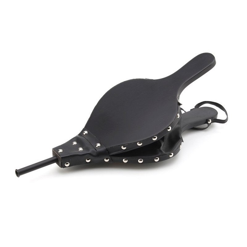 Soufflet simili cuir noir Ubis, FIRE