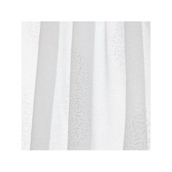 Paire De Vitrages Transparent Blanc L.60 X H.120 Cm