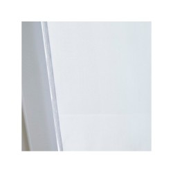 Paire De Vitrages Transparent, Idealis Blanc L.60 X H.120 Cm