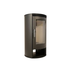 Poêle à bois Delta Ecodesign 8 kW, noir