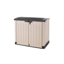 Coffre de jardin résine store IT OUT ARC marron beige 146 x 122 x 83 cm