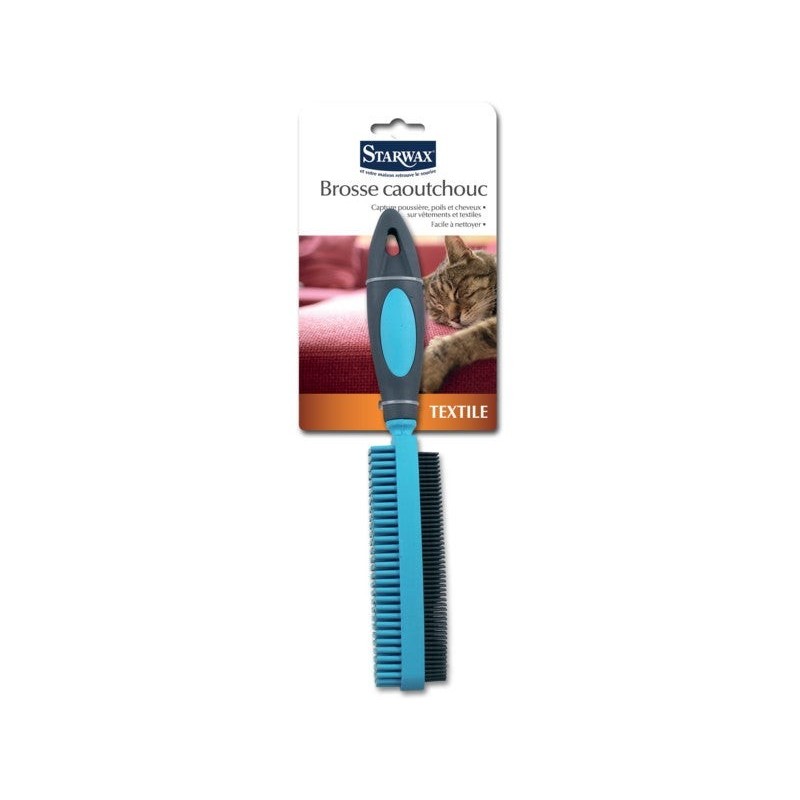 Brosse Caoutchouc Starwax Pour Textile