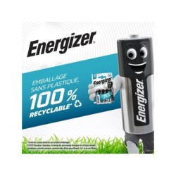 Lot De 2 Piles Alcaline Lr20 D, 1.5 V, Energizer