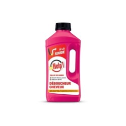 Déboucheur évier spécial cheveux salle de bains HELP, 800 ml