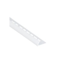 Quart-De-Rond Mur Blanc Mat Pvc L.250 Cm X Ep.6 Mm