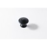 Bouton De Meuble Rond Noir Zamak H.24 X L.30 X P.30 Mm