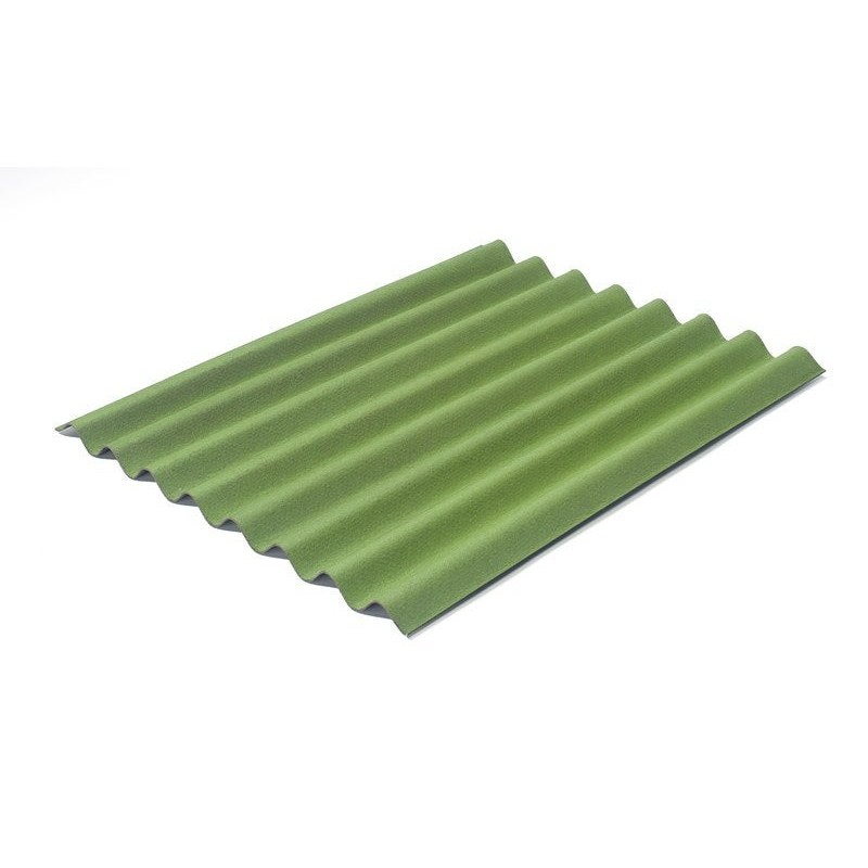 Plaque Lisse Bitume Vert Intense L.0.76 X L.1 M Onduline