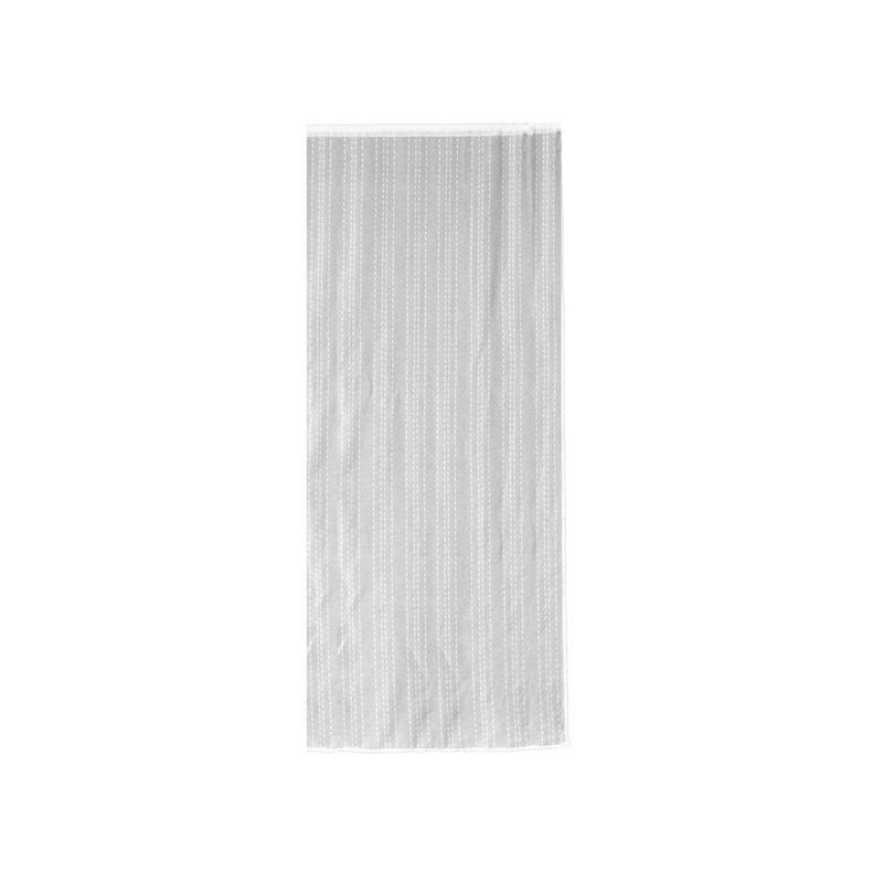 Vitrage transparent, Livia blanc l.90 x H.210 cm